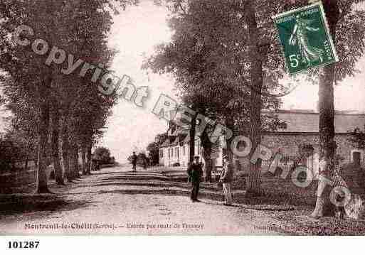 Ville de MONTREUILLECHETIF, carte postale ancienne