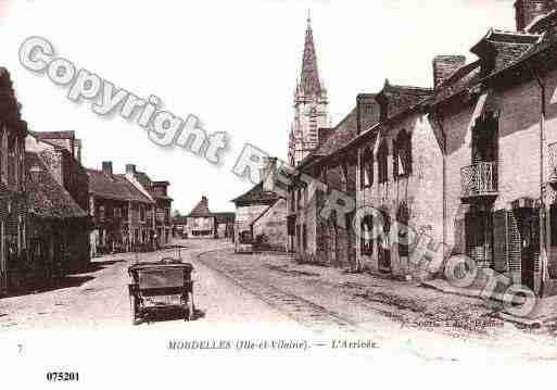 Ville de MORDELLES, carte postale ancienne