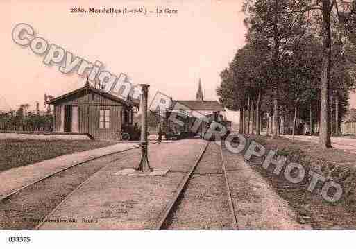 Ville de MORDELLES, carte postale ancienne