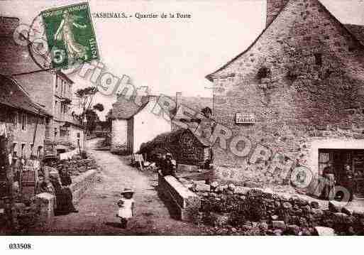 Ville de NASBINALS, carte postale ancienne