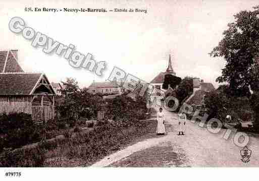 Ville de NEUVYLEBARROIS, carte postale ancienne