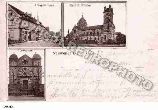Ville de NEUWILLERLESSAVERNE, carte postale ancienne