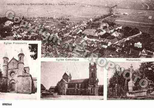 Ville de NEUWILLERLESSAVERNE, carte postale ancienne