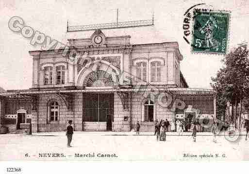 Ville de NEVERS, carte postale ancienne