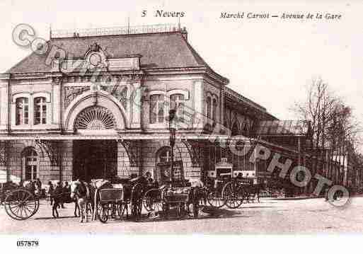 Ville de NEVERS, carte postale ancienne