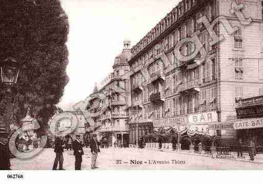 Ville de NICE, carte postale ancienne