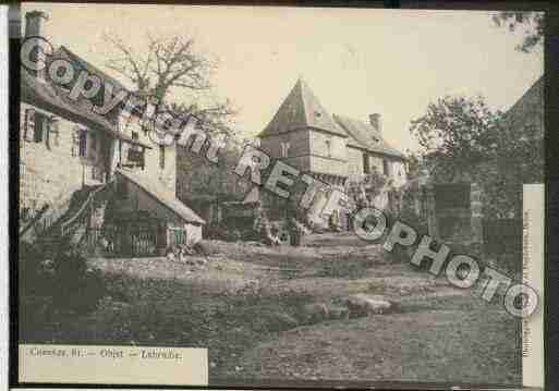 Ville de OBJAT, carte postale ancienne