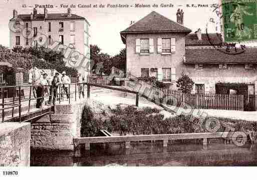 Ville de PANTIN, carte postale ancienne