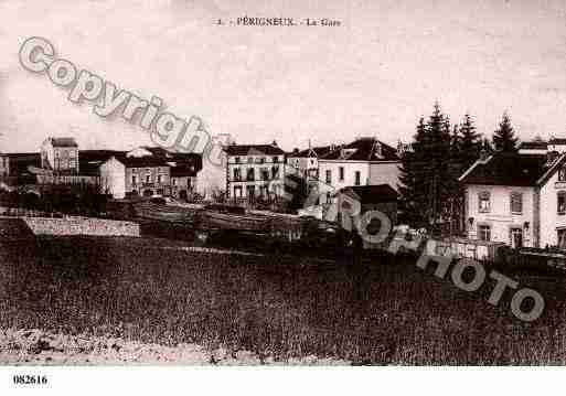 Ville de PERIGNEUX, carte postale ancienne