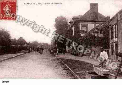 Ville de PLANCHES, carte postale ancienne