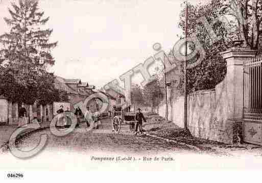 Ville de POMPONNE, carte postale ancienne