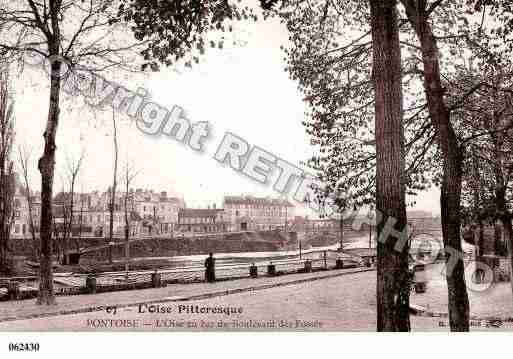 Ville de PONTOISE, carte postale ancienne