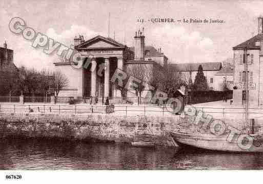 Ville de QUIMPER, carte postale ancienne