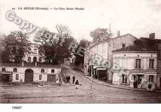 Ville de REOLE(LA), carte postale ancienne