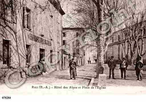 Ville de RIEZ, carte postale ancienne