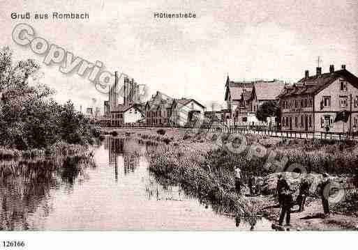 Ville de ROMBAS, carte postale ancienne