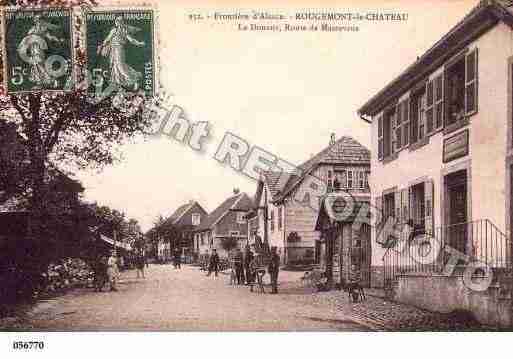 Ville de ROUGEMONTLECHATEAU, carte postale ancienne