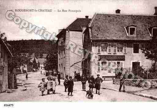 Ville de ROUGEMONTLECHATEAU, carte postale ancienne