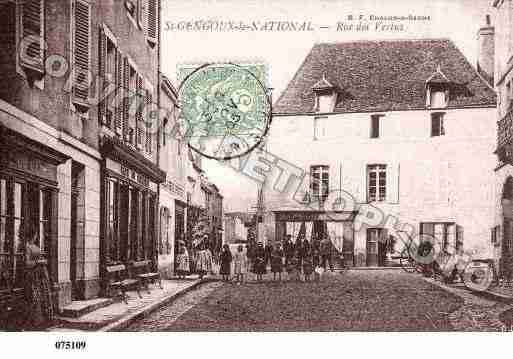 Ville de SAINTGENGOUXLENATIONAL, carte postale ancienne