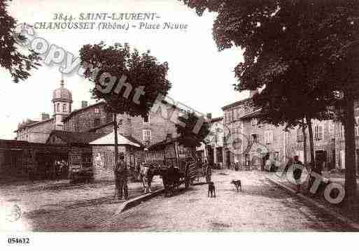 Ville de SAINTLAURENTDECHAMOUSSET, carte postale ancienne