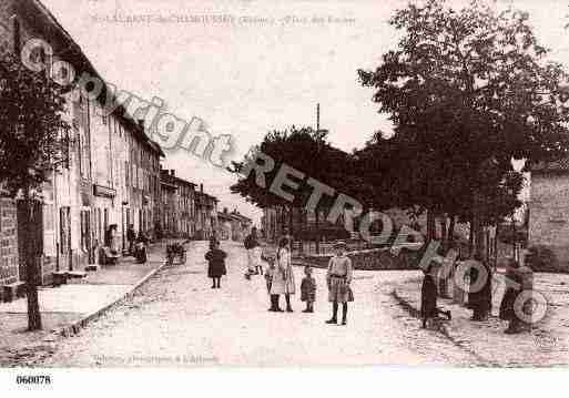 Ville de SAINTLAURENTDECHAMOUSSET, carte postale ancienne