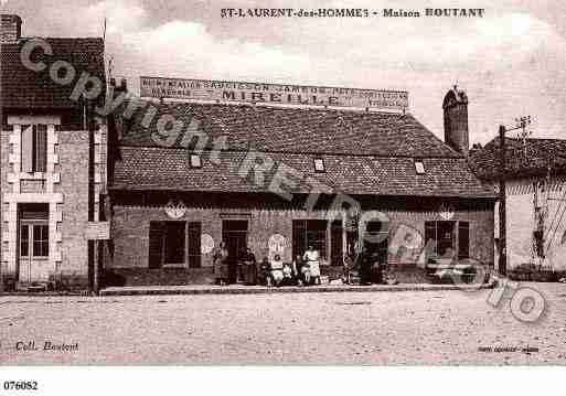 Ville de SAINTLAURENTDESHOMMES, carte postale ancienne