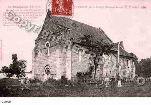 Ville de SAINTMARTINDELAPLACE, carte postale ancienne