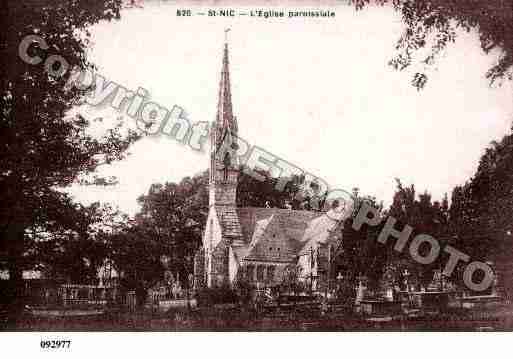 Ville de SAINTNIC, carte postale ancienne