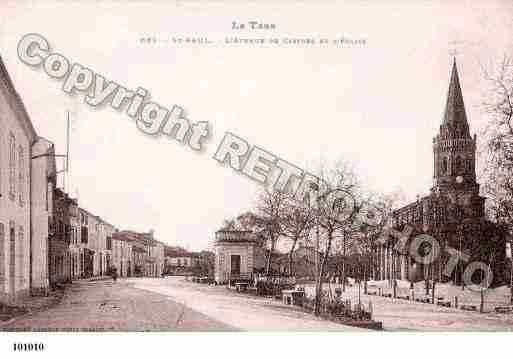 Ville de SAINTPAULCAPDEJOUX, carte postale ancienne