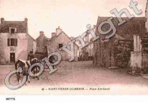 Ville de SAINTPIERREQUIBERON, carte postale ancienne