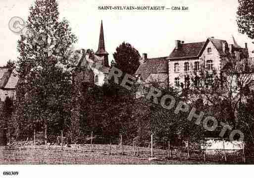 Ville de SAINTSILVAINMONTAIGUT, carte postale ancienne