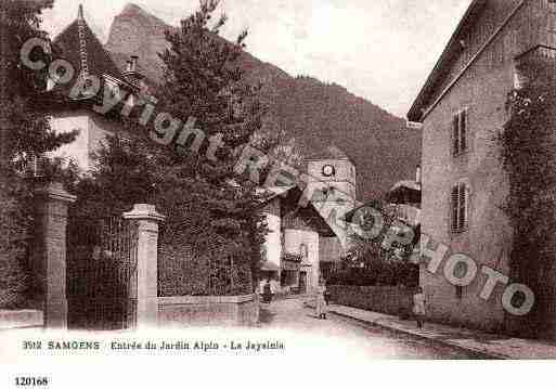Ville de SAMOENS, carte postale ancienne