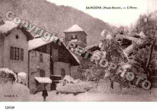 Ville de SAMOENS, carte postale ancienne