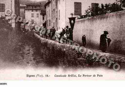 Ville de SIGNES, carte postale ancienne