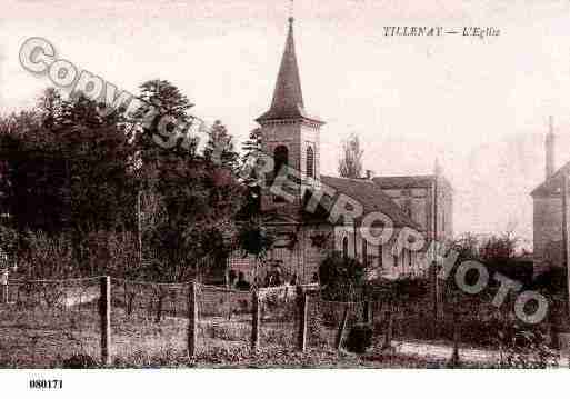 Ville de TILLENAY, carte postale ancienne