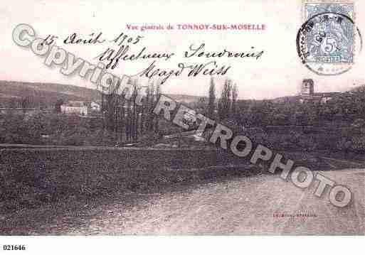 Ville de TONNOY, carte postale ancienne