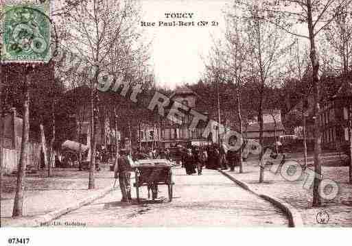 Ville de TOUCY, carte postale ancienne