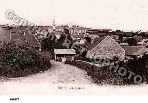 Ville de TRIVY, carte postale ancienne