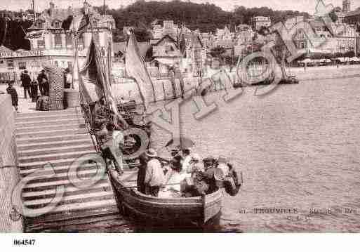 Ville de TROUVILLESURMER, carte postale ancienne