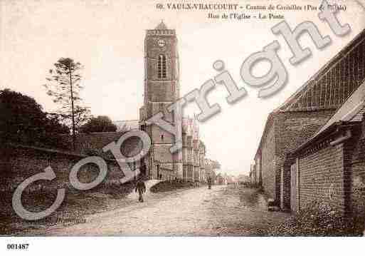 Ville de VAULXVRAUCOURT, carte postale ancienne