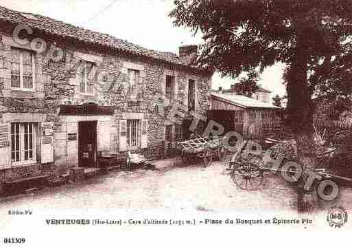 Ville de VENTEUGES, carte postale ancienne