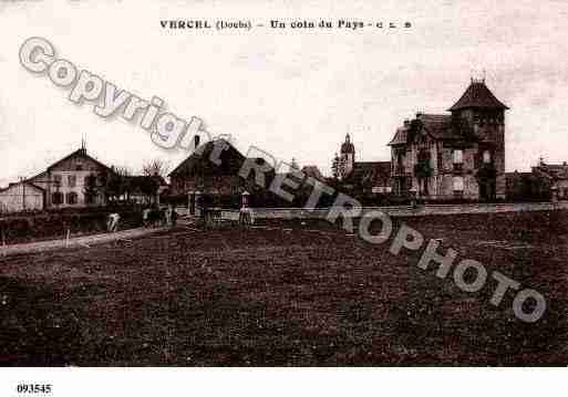 Ville de VERCEL, carte postale ancienne