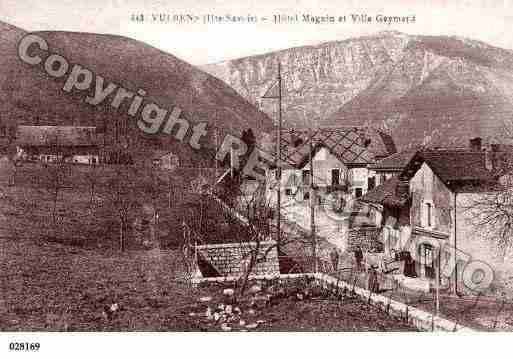 Ville de VULBENS, carte postale ancienne