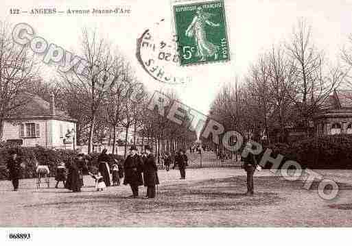 Ville de ANGERS, carte postale ancienne