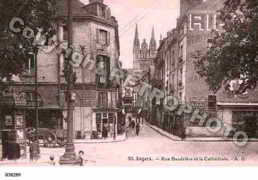 Ville de ANGERS, carte postale ancienne