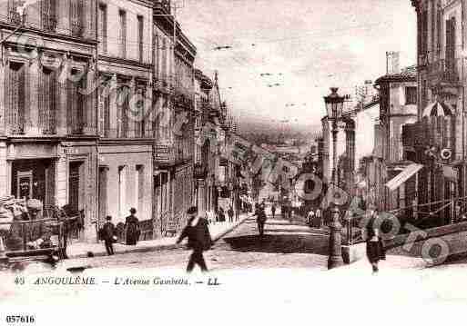 Ville de ANGOULEME, carte postale ancienne