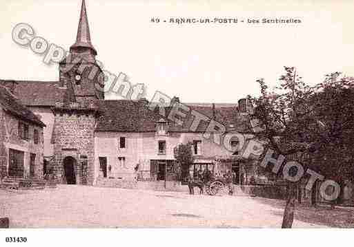 Ville de ARNACLAPOSTE, carte postale ancienne