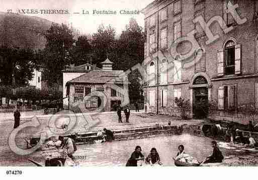 Ville de AXLESTHERMES, carte postale ancienne