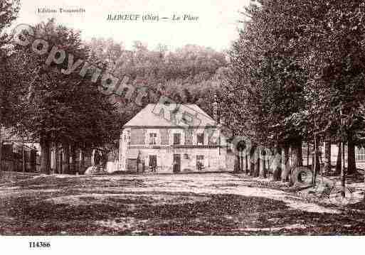 Ville de BABOEUF, carte postale ancienne