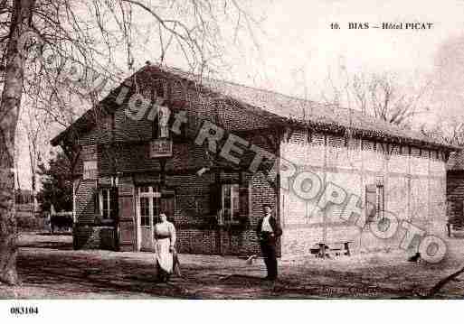 Ville de BIAS, carte postale ancienne